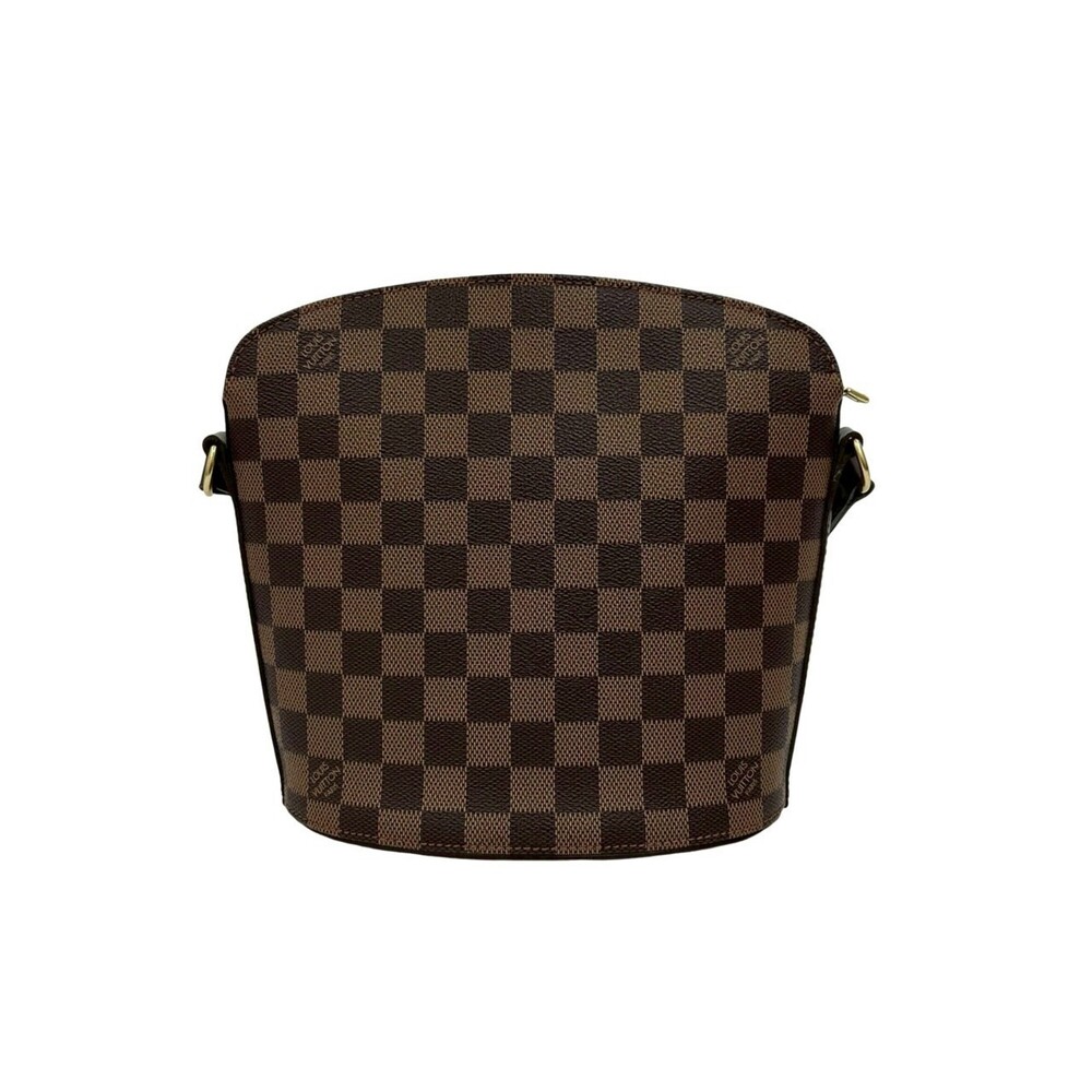 LOUIS VUITTON Brown Damier Leather Shoulder Bag - Picture 3 of 10